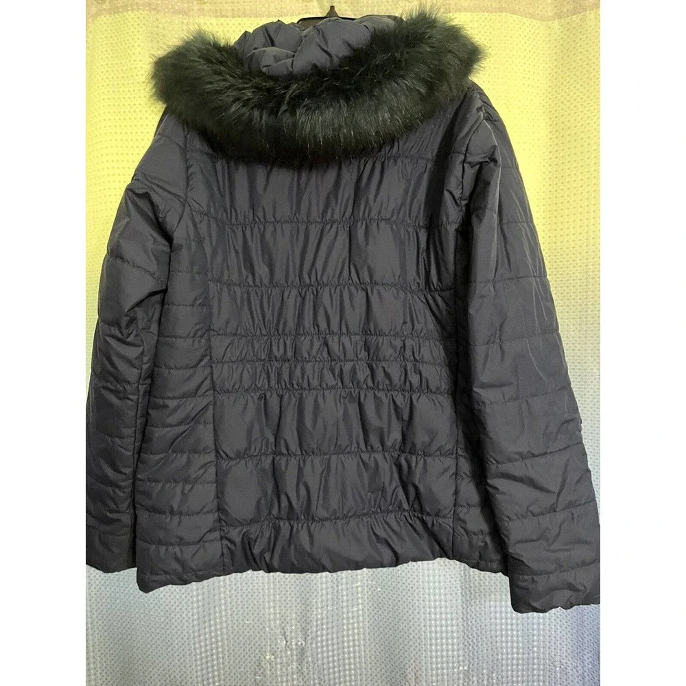 Columbia XL Blue Jacket Full Zip Thermo Coil Insulated Womens Winter Coat - Picture 2 of 3